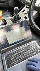 Over Wakefield today doing a custom stage one remap on a Land Rover Evoque 2.2