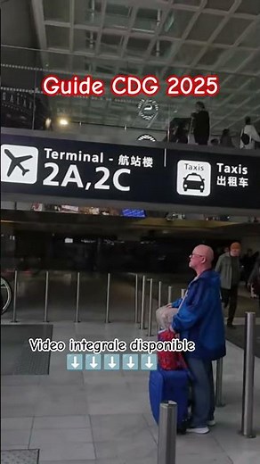 The 2025 video guide for CDG - Paris airport 🇫🇷 - video excerpt