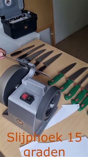Sharpening a Global Knife to 15° + Paper Test
