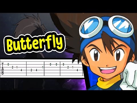 Digimon - Butterfly (Opening 1)【Tab】|➤ GUITAR TUTORIAL