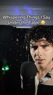 What’s happening under the table? 😱 #asmr #asmrsounds #shorts #asmrwhisper