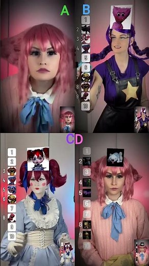 Wait… Is This Really Poppy Playtime?! 😱🎭 #cosplay #makeup #poppyplaytime #lilylovebraids #videogames