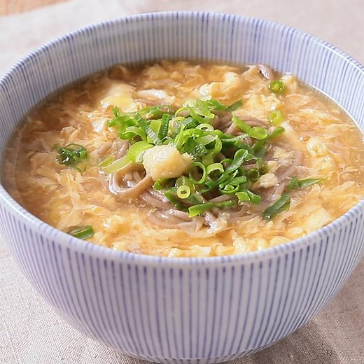 トロッとあったか かき玉そば 作り方・レシピ | クラシル
