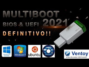 ⚡USB MULTIBOOT | BIOS & UEFI | VENTOY 2021 🆕 Todo en un USB ⚡
