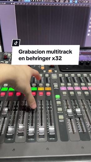 Guía de Grabación Multitrack en Behringer X32