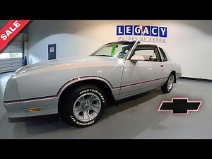 ALL ORIGINAL 1986 CHEVY MONTE CARLO SS T-TOPS ONLY 29k MILES (FOR SALE!!)