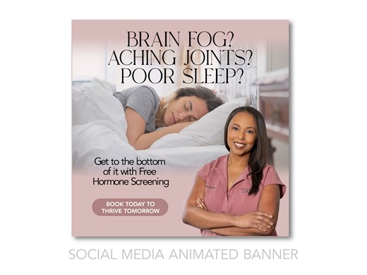 Animated banner for Social media