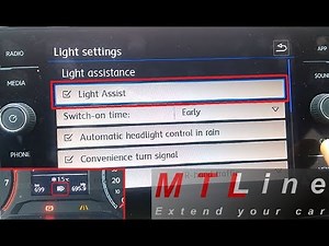 VW T-Roc, MY2018 - Light Assist activation (automatic switching between low/high beams)
