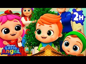 Christmas Is The Best | Fun with Baby John! | Little Angel Nursery Rhymes & Kids Songs