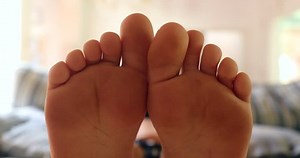 Closeup Child Feet Stock Footage Video (100% Royalty-free) 1026443099 | Shutterstock