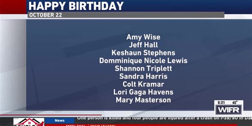 October 22 birthdays