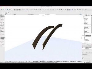 Archicad25 Träger in Z biegen und in Y drehen