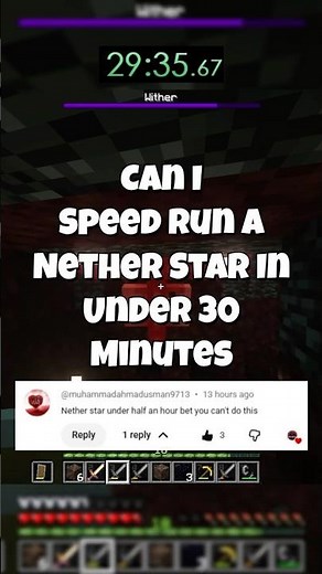 Speedrunning A Nether Star
