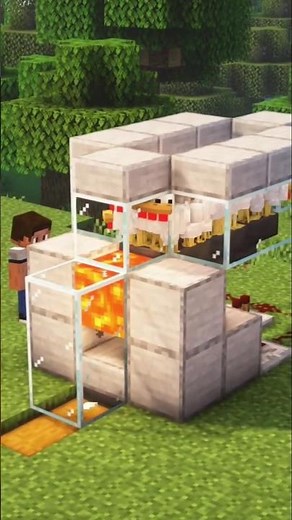 Easy Automatic Chicken Farm +1.21 Minecraft