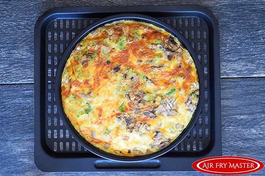 Air Fryer Quiche Recipe - Air Fry Master Air Fryer Breakfast Recipes | Air Fry Master