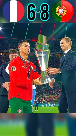 The Day Ronaldo Knockout France and Mbappe🥶 Portugal vs France#ronaldo#mbappe#portugal#france#shorts