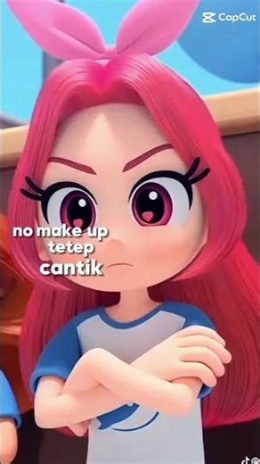 JJ no makeup tetep cantik||versi red Ruby emang tanpa makeup tetep cantik red Ruby #raimbowbubblegum