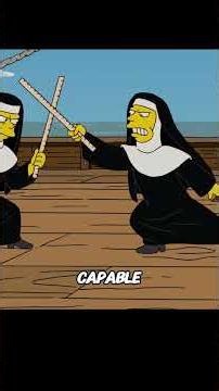 Maggie became the saint of the orphanage #anime #animerecap #TheSimpsons