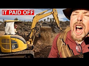 This Excavator Just Paid For Itself - MASSIVE Gold Find!💰