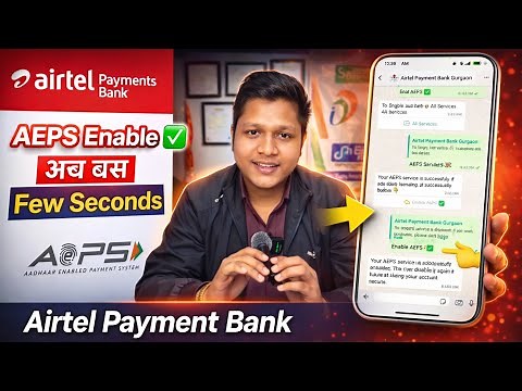 Airtel Payment Bank AEPS Enable Kaise Karein? | Step-by-Step Activation Guide 2025