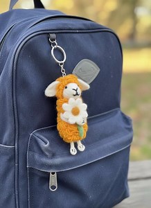 Felt Sheep Keychain-handmade Wool Lamb Key Ring, Mini Felt Animal Accessory, Bag Charms - Etsy