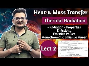 Radiation Properties II Emissivity, Emissive Power & Monochromatic Emissive Power II Heat Transfer I