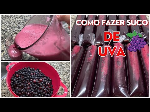 COMO FAZER SUCO DE UVA FÁCIL | POLPA DE UVA CASEIRA| RECEITA DE SUCO FÁCIL |RECEITA SAUDÁVEL |