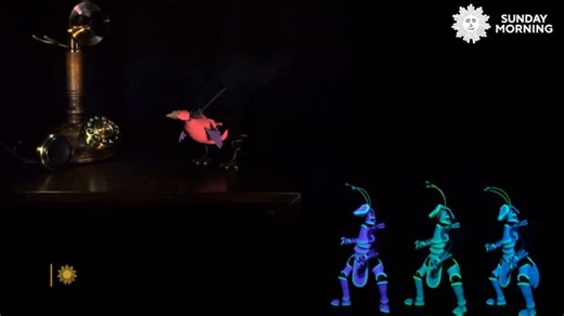 The chirping of crickets in your backyard can be a soothing seasonal sound, but did you know it’s also an accurate way to tell the temperature – if you know the mathematical formula? Robert Krulwich and puppeteer Barnaby Dixon explain. https://cbsn.ws/4nUTvgq | CBS Sunday Morning