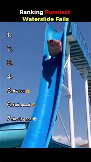 Ranking Funniest Waterslide Fails! 😂💀