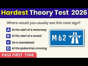 Theory Test 2026 UK Revision | 50 REAL DVSA Questions | Pass First Time