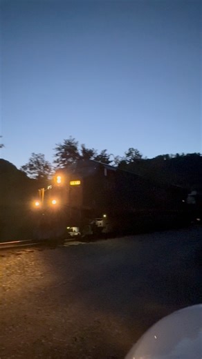 Night train lights up Thurmond 🚂 | Southern West Virginia Online