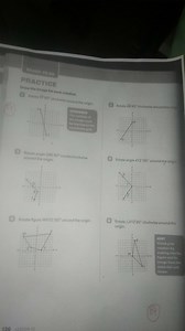 Draw the image for each rotation.Rotate ST 90° clockwise arou... | Filo