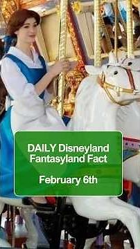 Can you believe Disneyland’s King Arthur’s Carrousel is more than 100 years old??