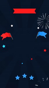 Free stock video - Motion graphic of fourth of july