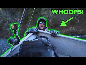 He CRASHED His NEW Drift Boat!!