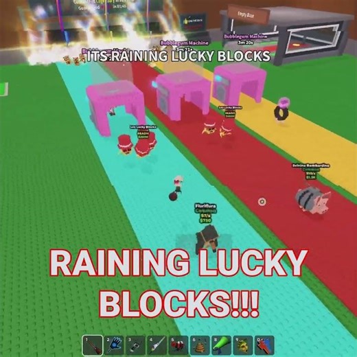 RAINING LUCKY BLOCKS #roblox #stealabrainrot #luckyblock