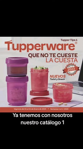 Catálogo 1 y Súper Semanas de Tupperware México