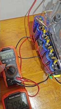 Led load test 2.5 milliamps from the gen coil. I should test the input load now at the same time