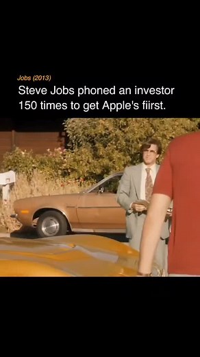 ACCA on Instagram: "This video is a scene from the movie Jobs (2013), starring Ashton Kutcher as Steve Jobs. ​Scene Summary: Securing Apple's First Investment ​The scene features Steve Jobs and Mike Markkula, an early investor who would become an essential part of Apple's success. ​The Persistence: Markkula reveals that Don Valentine (a VC whom Jobs also pursued) said Jobs called him 150 times to secure a meeting. ​The Product: Jobs and his team, showing off the early Apple computer, state that