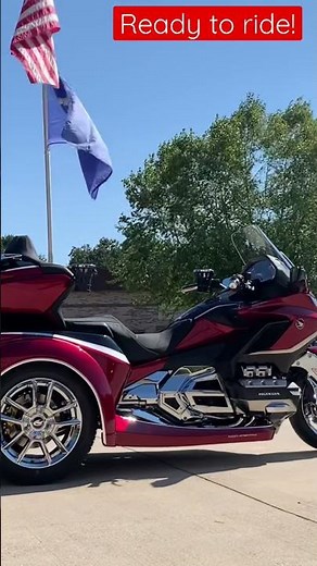 New Goldwing DCT automatic Trike ready to ride!
