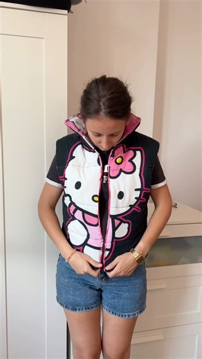 How to make a hello kitty vest #upcycle #upcycling #sewing #howto #sew