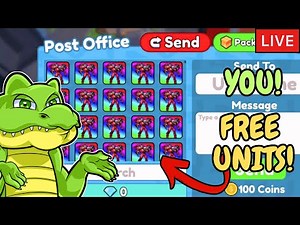 🔴 LIVE | GIVING AWAY FREE UNITS in Toilet Tower Defense Partner Experiments!