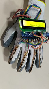 Sing language using flex sensor.... more details and code click here 👇👇👇 https://techatronic.com/final-year-project-for-ece-sign-language-translator-project/ | Eazytronic Robotic Classes