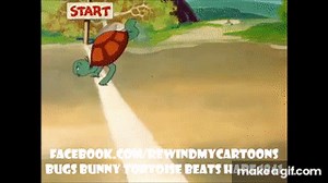 Bugs Bunny  Cecil the Turtle  Tortoise Beats Hare  1941 on Make a GIF