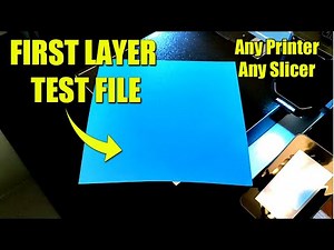 How to create full bed 1st layer test file? (For any printer in any Slicer)
