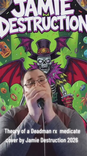 Jamie Barror on Instagram: "Theory of a Deadman rx medicate cover by Jamie Destruction 2026 #theoryofadeadman"