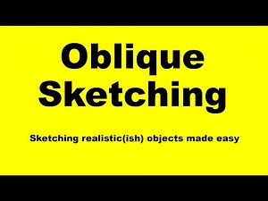 Oblique Sketching Demonstration
