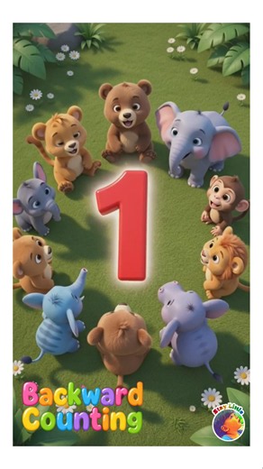 learn backward counting from 10 to 1 #staylittlechannel #kidslearning
