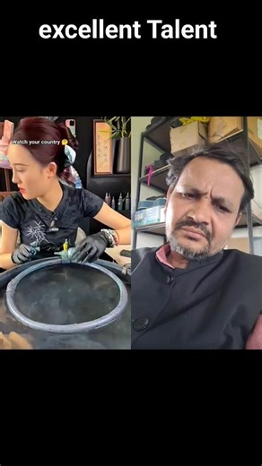 Liquid Art Magic | Excellent Talent with Water 💧✨ |