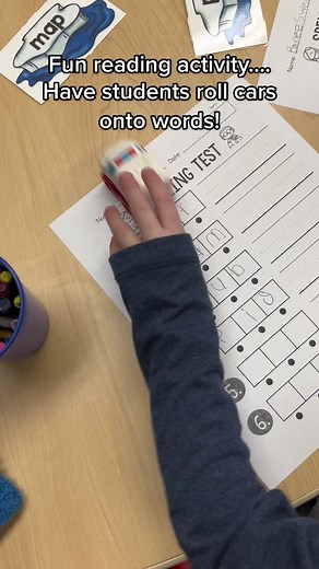 Fun Reading Activity in Kindergarten